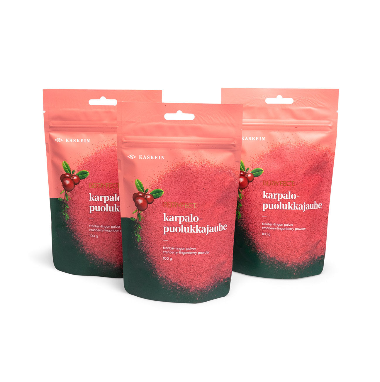 Berryfect Tranbär-Lingonpulver 100G x 10-pack